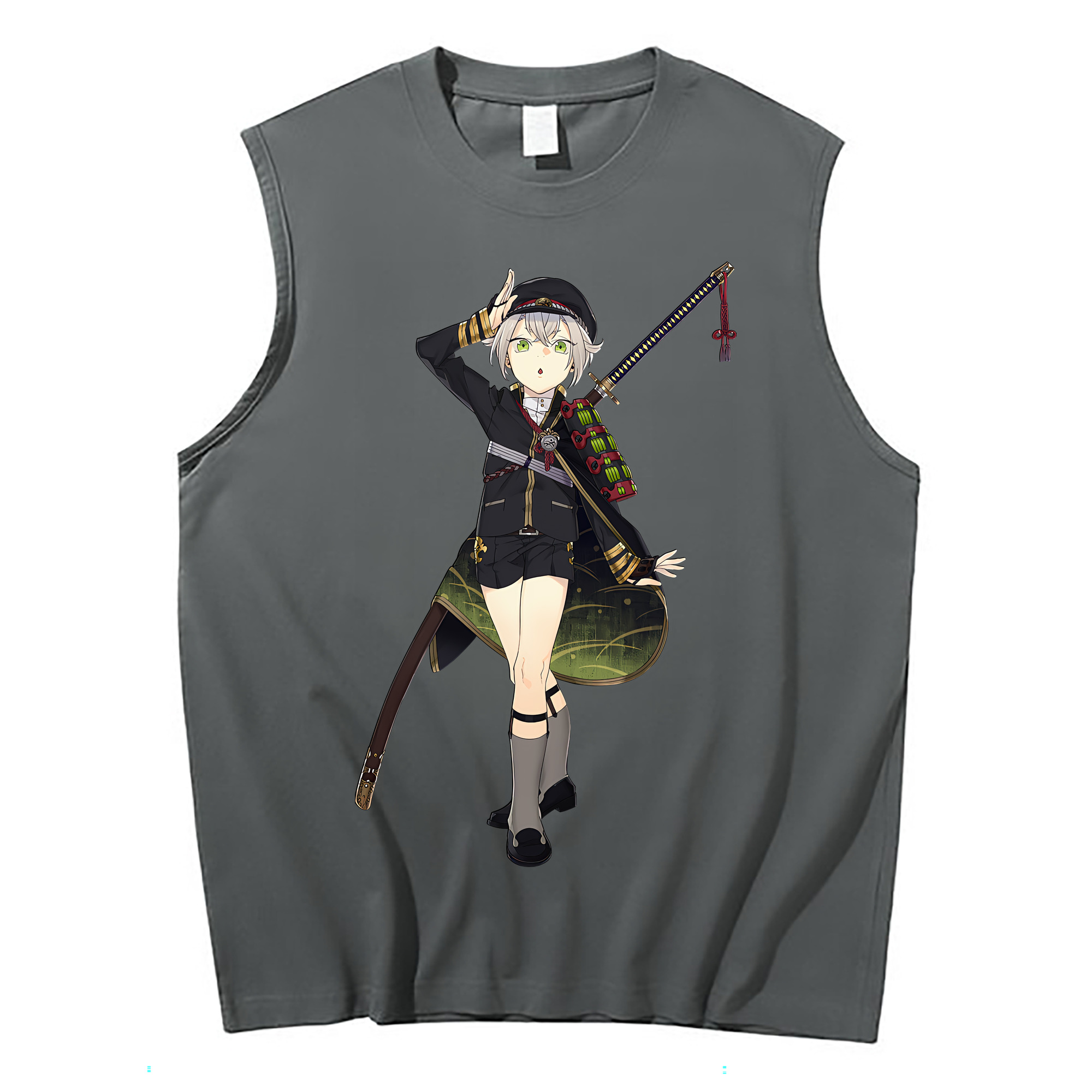 （画像用） 刀剣乱舞 Touken Ranbu コットン100％タンクトップ（フロントプリント）